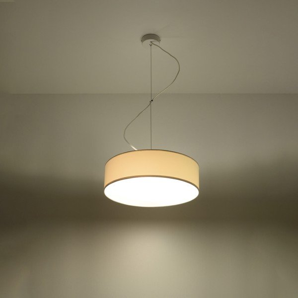 Biała lampa wisząca ø 35 cm Atis – Sollux