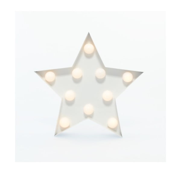 Światło dekoracyjne Carnival Star, białe
