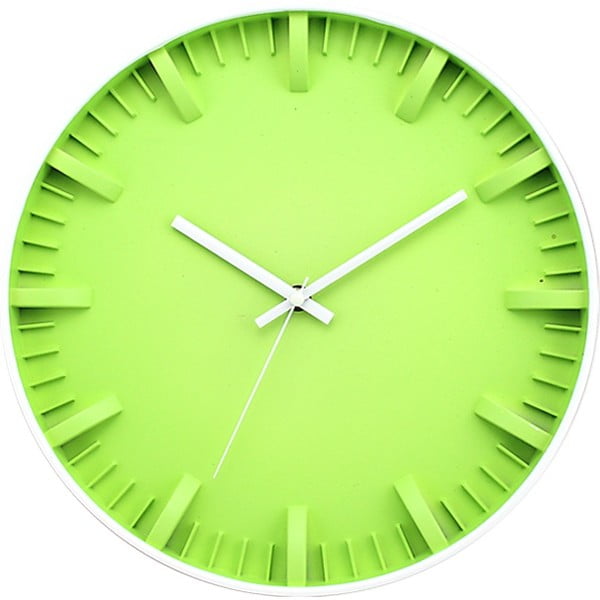 Zegar Green Minimalistic, 30 cm