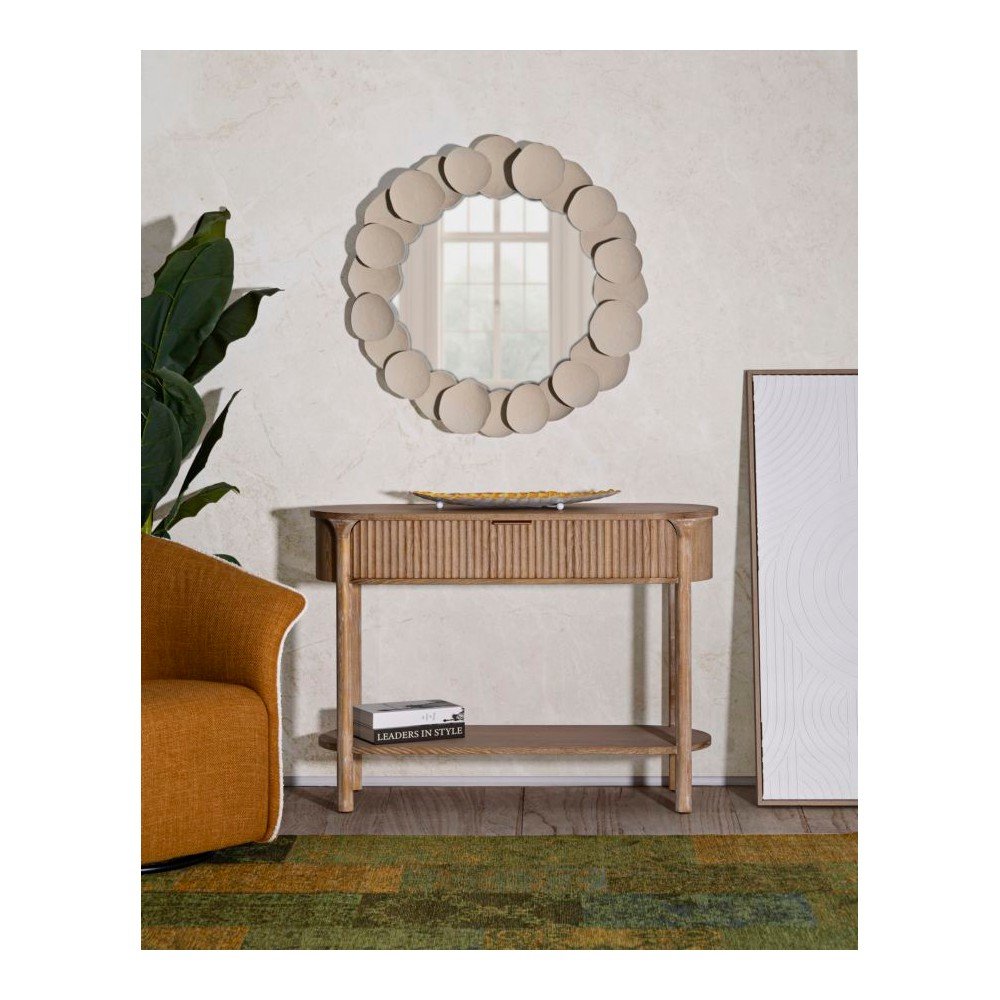 Konsola z litego drewna jodłowego w naturalnym kolorze 40x110 cm Gothenburg – Mauro Ferretti (zdjęcie 7)