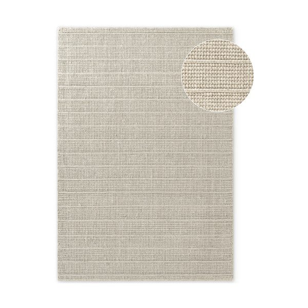 Kremowy wełniany dywan tkany ręcznie 80x150 cm Camden Parker – Ted Baker