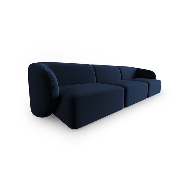 Niebieska aksamitna sofa 266 cm Paolo – Milo Casa-image-2