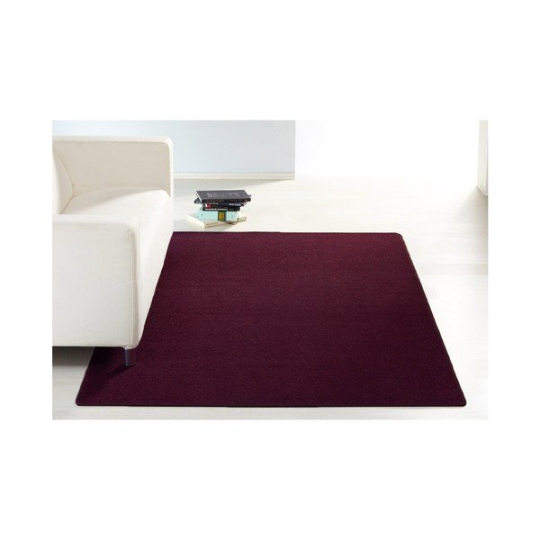 Ciemnofioletowy dywan Hanse Home Nasty, 200x200 cm-image-1