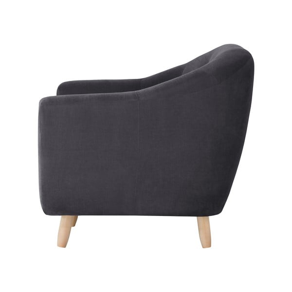 Antracytowy fotel Jalouse Maison Vicky-image-2