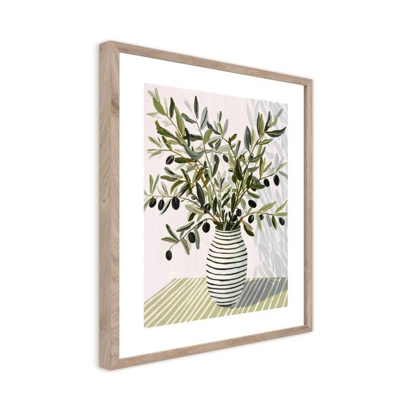 Obraz drukowany z ramą w zestawie 40x50 cm Olive Bunch II – Styler-image-4