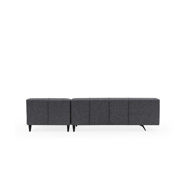 Ciemnoszara sofa narożna Artie Jivago, narożnik prawy-image-4