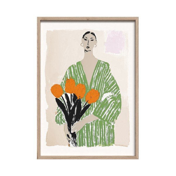 Obraz drukowany z ramą w zestawie 50x70 cm Stella – Styler