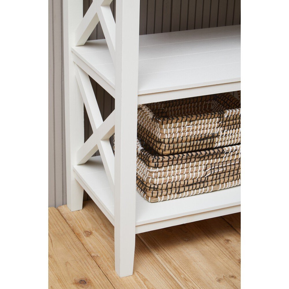 Biały regał z litego drewna sosnowego 40x81x81 cm Heritage – Premier Housewares (zdjęcie 11)
