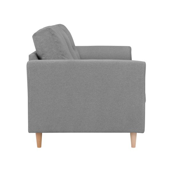 Szara sofa 2-osobowa Kooko Home Smooth-image-2