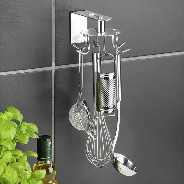 Samoprzylepny organizer kuchenny ze stali nierdzewnej – Maximex-image-2