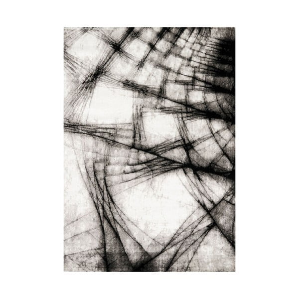 Szaro-czarny dywan Webtappeti Manhattan Broadway, 200x290 cm