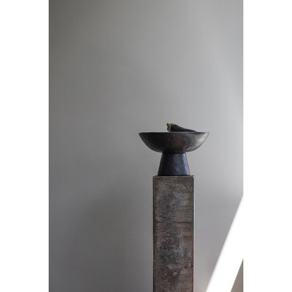 Czarno-kremowa kamionkowa misa ø 31,5 cm By Hand  – Mette Ditmer Denmark-image-4