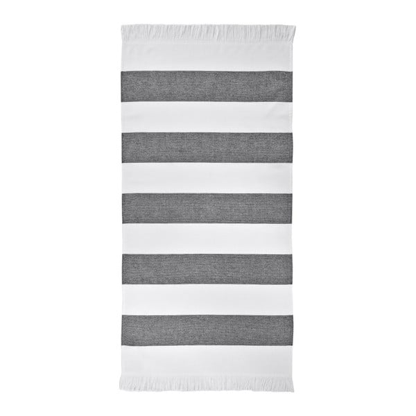 Czarny ręcznik Aquanova Jolie, 50 x 100 cm