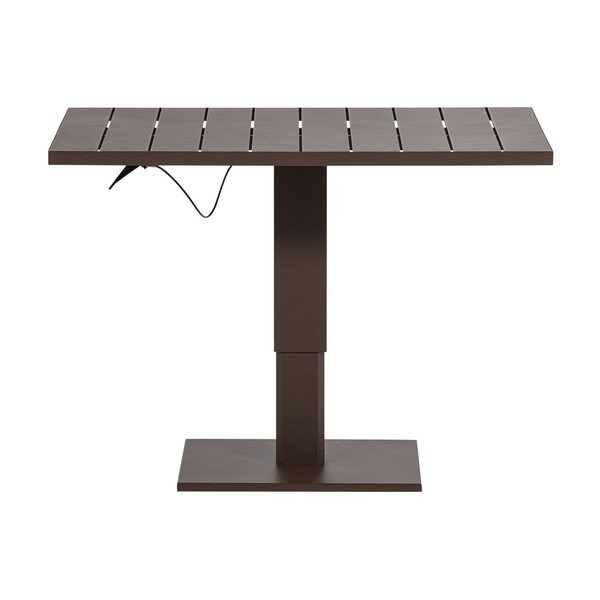 Metalowy stół ogrodowy 80x100 cm Tesso – WOOOD-image-4