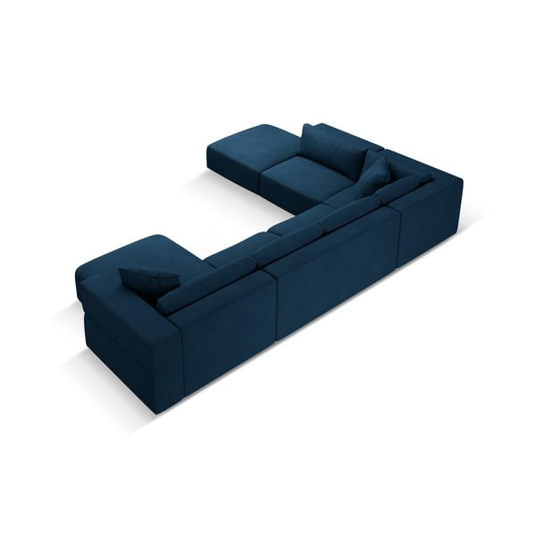 Niebieski narożnik (lewostronny/w kształcie litery U) Esther – Milo Casa-image-3