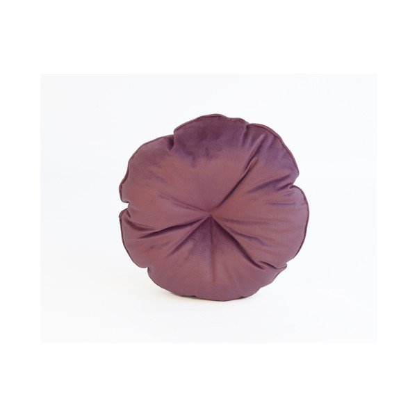 Brązowo-czerwona poduszka z mikrowłókna Surdic Redondo, ø 45 cm