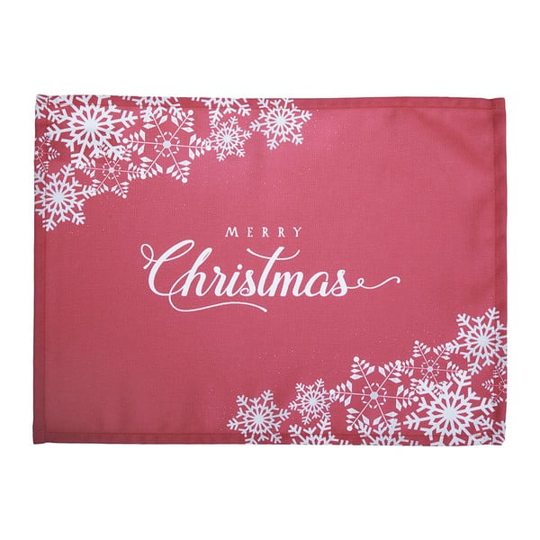 Zestaw 2 czerwonych mat stołowych Mike & Co. NEW YORK Honey Merry Christmas, 33x45 cm