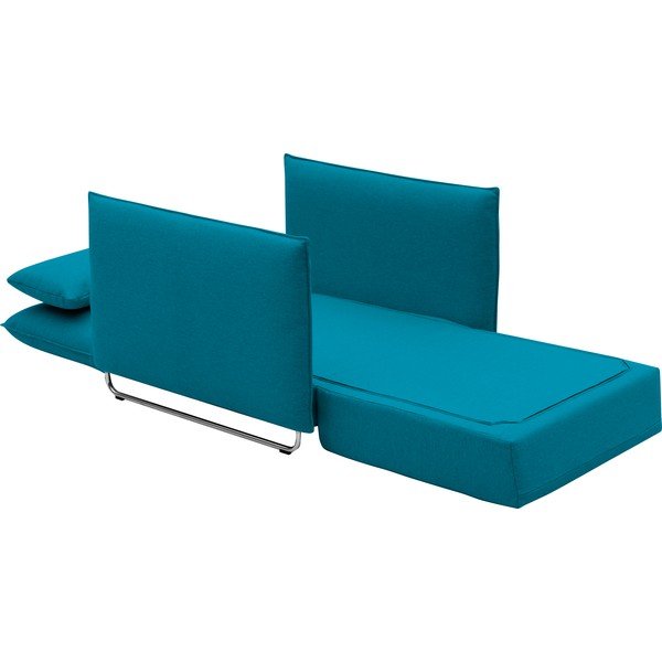 Turkusowy rozkładany fotel Softline Cord-image-3