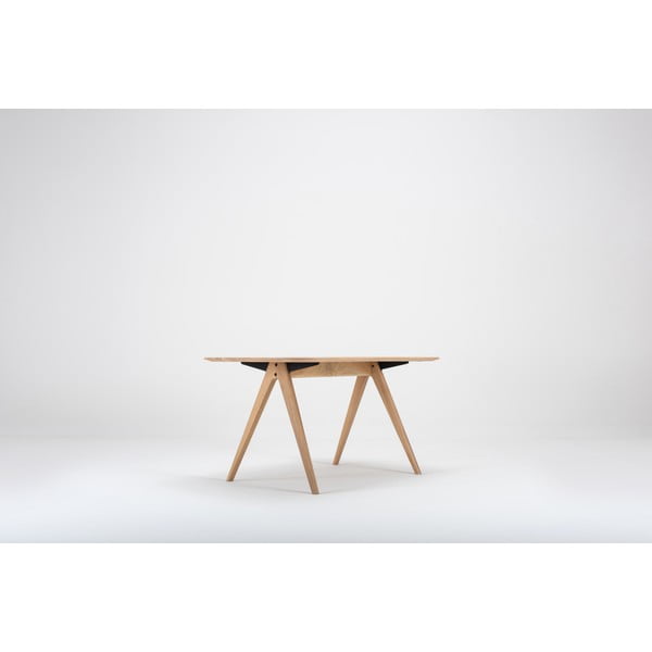 Stół z drewna dębowego Gazzda Ava, 140 x 90 cm-image-4