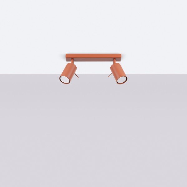 Ceglasta lampa punktowa 6x30 cm Etna – Sollux-image-3