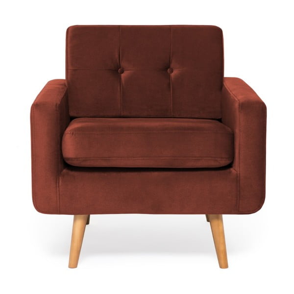 Czerwony fotel Vivonita Ina Trend
