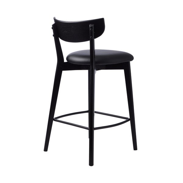 Czarny hoker (wysokość siedziska 67 cm) Pero – Unique Furniture-image-3