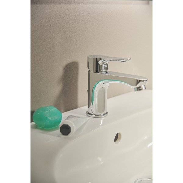 Bateria umywalkowa w kolorze srebra z połyskiem Alpha – Ideal Standard-image-3