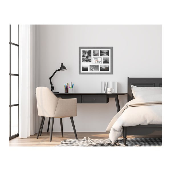 Szara ramka na 8 zdjęć Styler Yellowstone, 51x41 cm-image-1