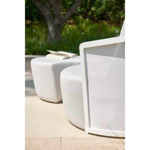 Kremowy taboret ogrodowy Cielo – Diphano-image-1
