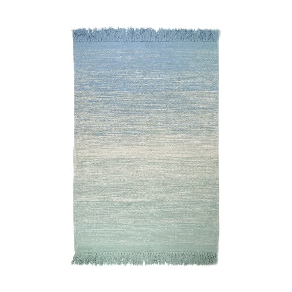 Zielono-niebieski dywan odpowiedni do prania 100x150 cm Kirthy – Nattiot