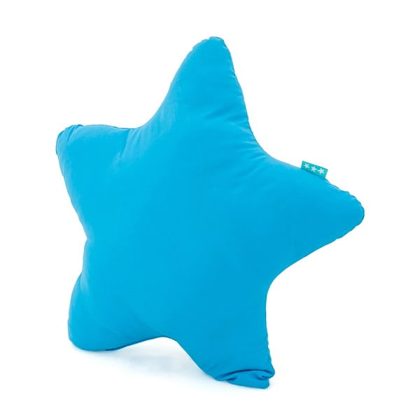 Turkusowa bawełniana poduszeczka Friday Basic Estrella Turquoise, 50 x 50 cm-image-1