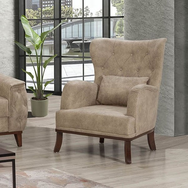 Kremowy fotel Mart – Balcab Home-image-1