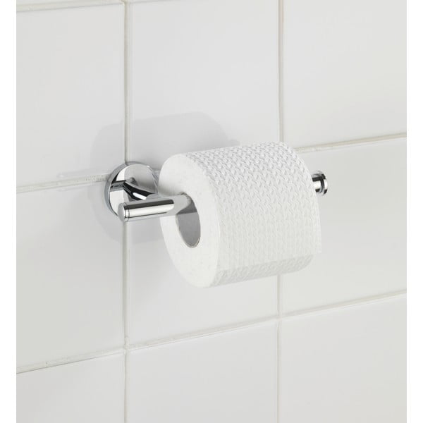 Uchwyt na papier toaletowy w kolorze srebra Wenko Cuba-image-1