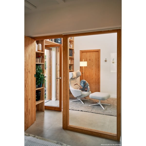 Jasnobrązowy wełniany dywan tkany ręcznie odpowiedni do prania 170x240 cm Golden Coffee – Lorena Canals-image-4