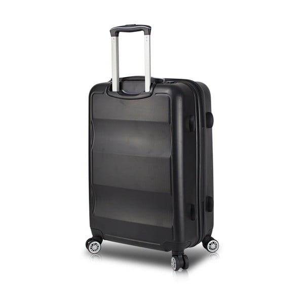 Czarna walizka na kółkach z USB My Valice COLORS LASSO Pilot Suitcase