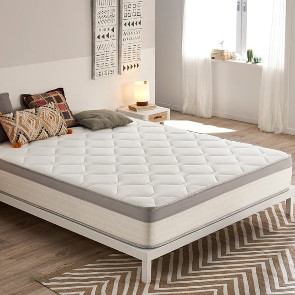 Średnio twardy sprężynowy materac dwustronny 180x200 cm Spring Max Bagged Springs – Moonia-image-2