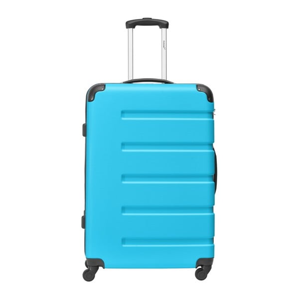 Niebieska walizka podróżna Packenger Mariana, 101 l