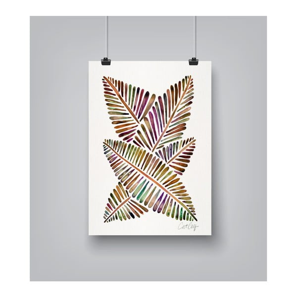 Plakat Americanflat Banana Leaves by Cat Coquillette, 30x42 cm
