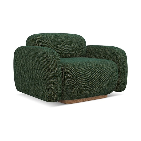 Ciemnozielony fotel Ailani – Makamii