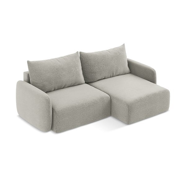 Jasnoszary rozkładany/ze schowkiem narożnik (prawostronny) Kalena – Makamii-image-3