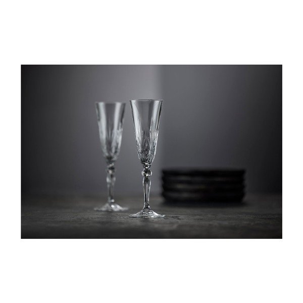 Kieliszki zestaw 4 szt. do szampana 160 ml Melodia – Lyngby Glas-image-3