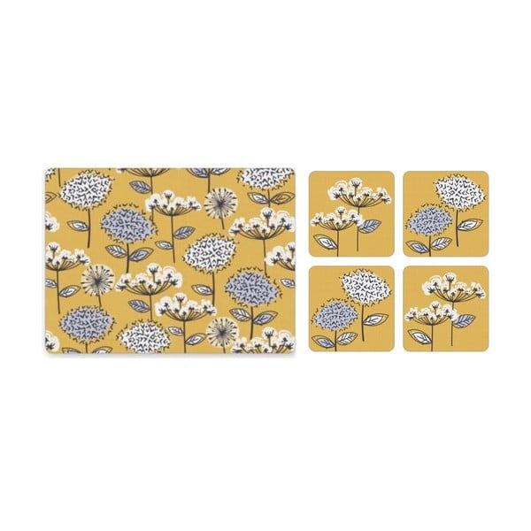 Zestaw mat stołowych i podkładek 8 szt. Retro Meadow – Cooksmart ®-image-3