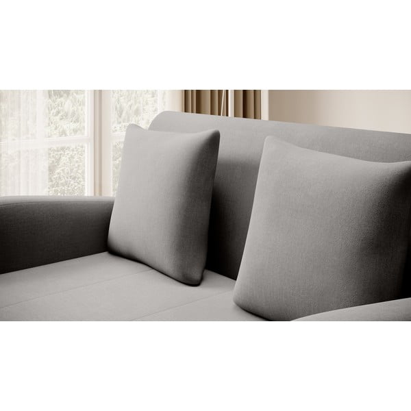 Szara aksamitna rozkładana sofa 130 cm Ario – ELTAP-image-4
