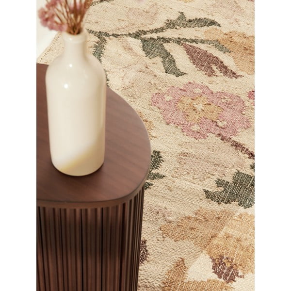 Kremowy chodnik z juty tkany ręcznie 80x200 cm Roya Violette – Elle Decoration-image-2