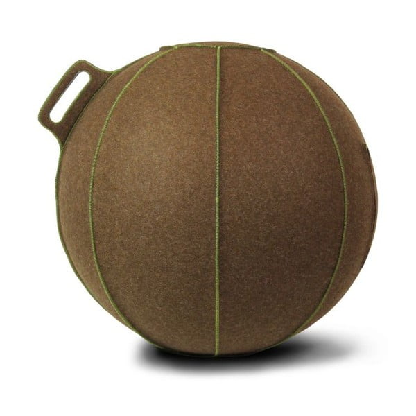 Brązowa filcowa piłka do siedzenia VLUV, 65 cm