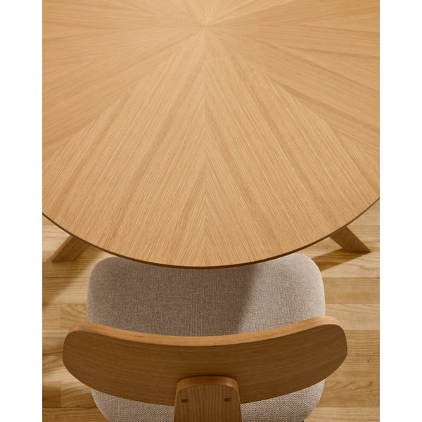 Stół z blatem w dekorze dębu 110x180 cm Naanim – Kave Home-image-2