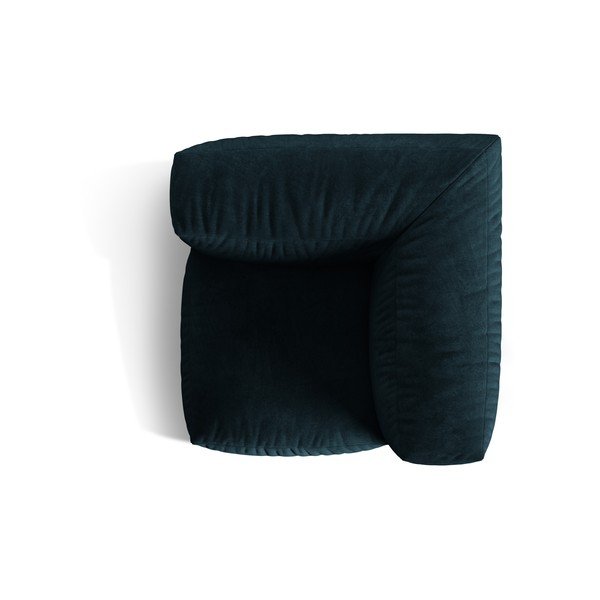 Ciemnoniebieski aksamitny moduł sofy (strona zmienna) Martina – Micadoni -image-3