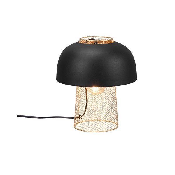 Metalowa lampa stołowa w kolorze matowej czerni (wysokość 28 cm) Punch – Reality-image-3