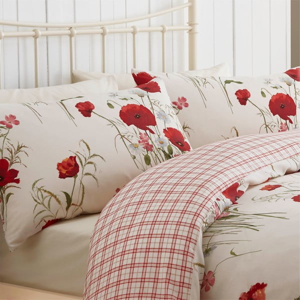 Pościel Catherine Lansfield Wild Poppies, 200x200 cm-image-1