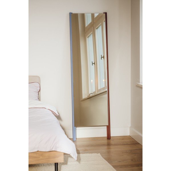 Lustro z drewnianą ramą stojące 49x166 cm Lun – noo.ma-image-1